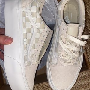 Checkered Leather Limited Vans
